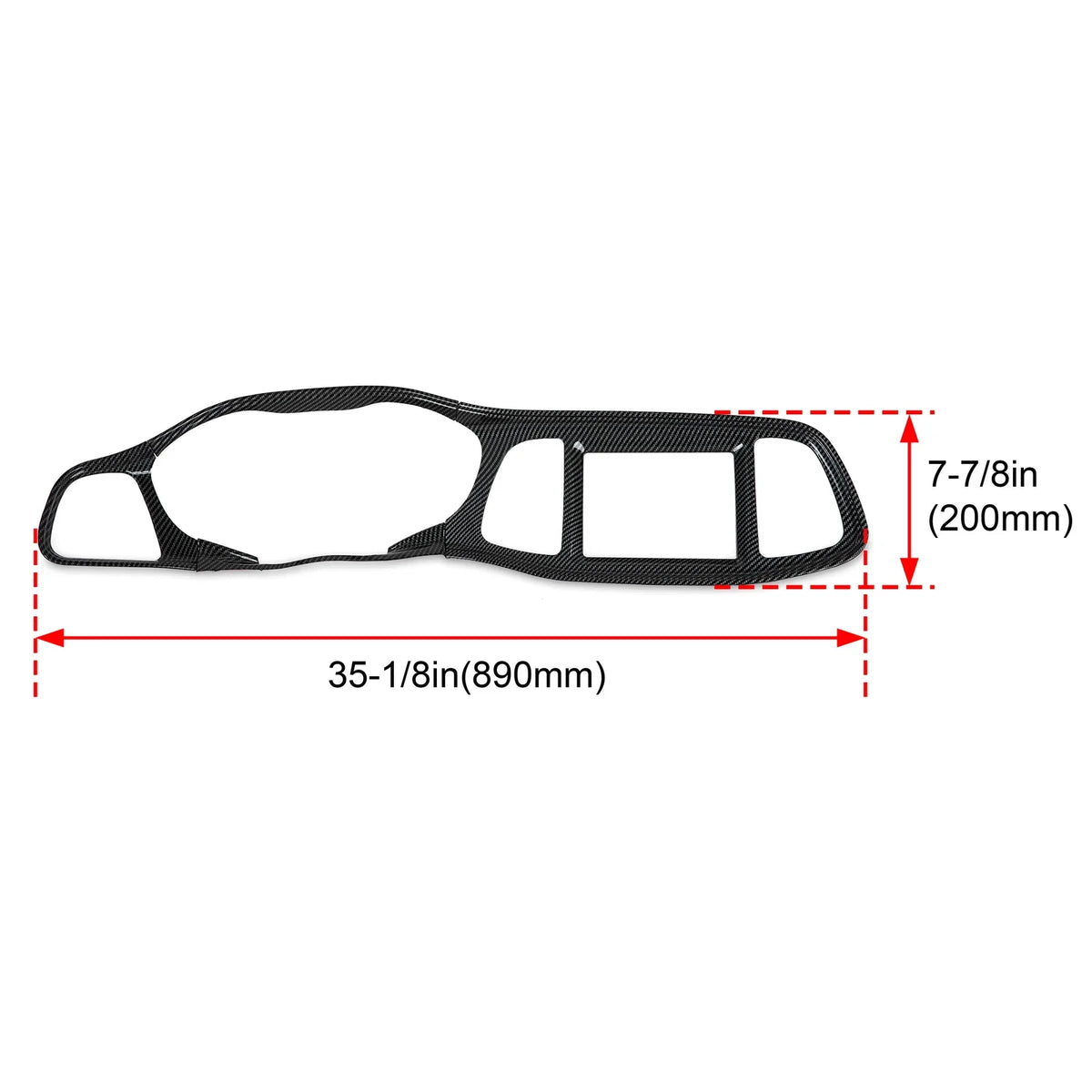 Dashboard Panel Trim Cover for 2015-2023 Dodge Challenger