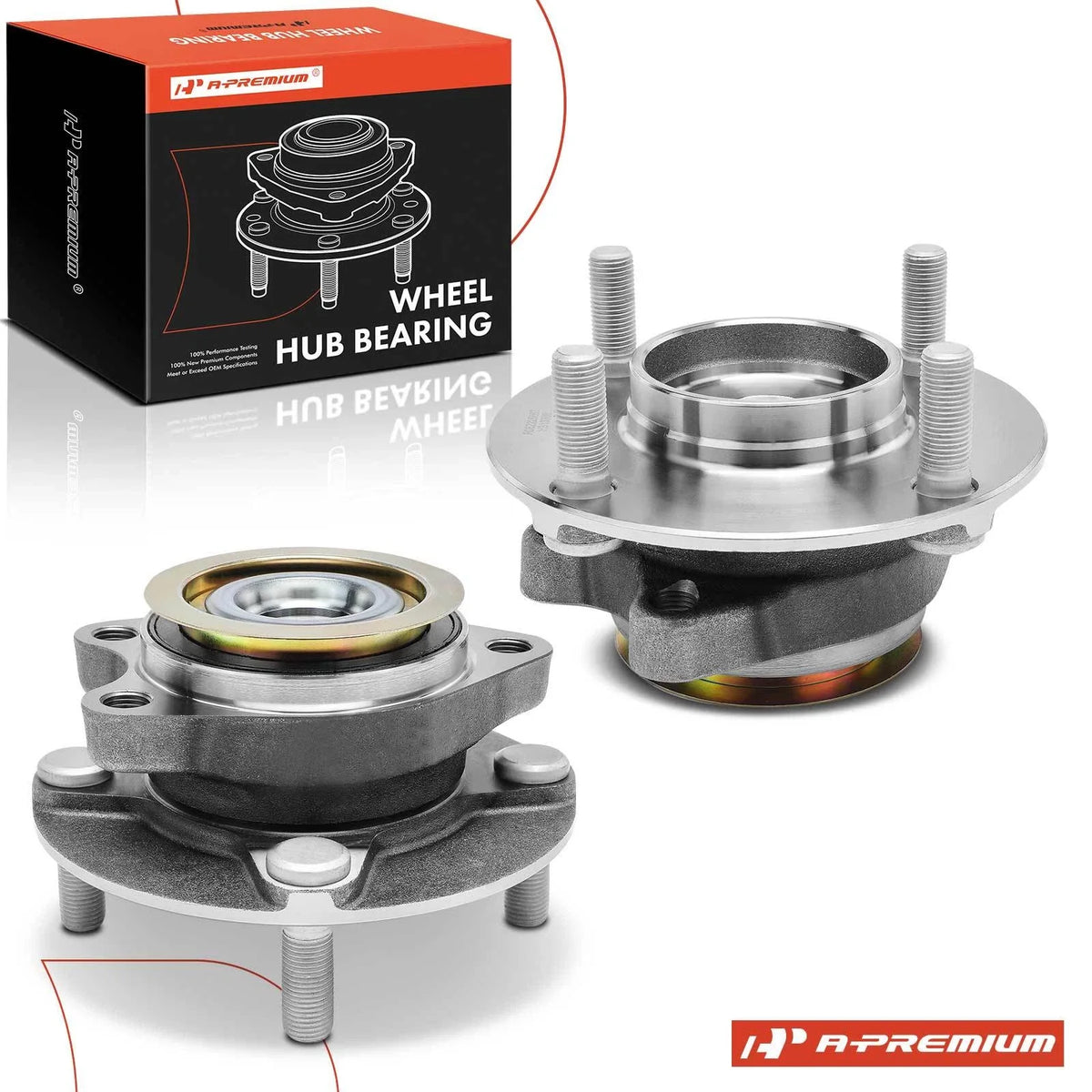 2X Front Wheel Hub & Bearing Assembly for Nissan Versa (2007–2011)