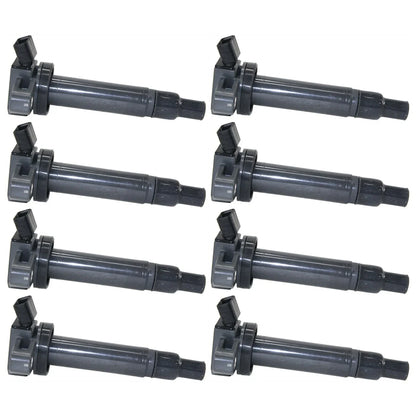 Set of 8 Ignition Coils for Toyota 4Runner, Sequoia, Tundra, Lexus SC430