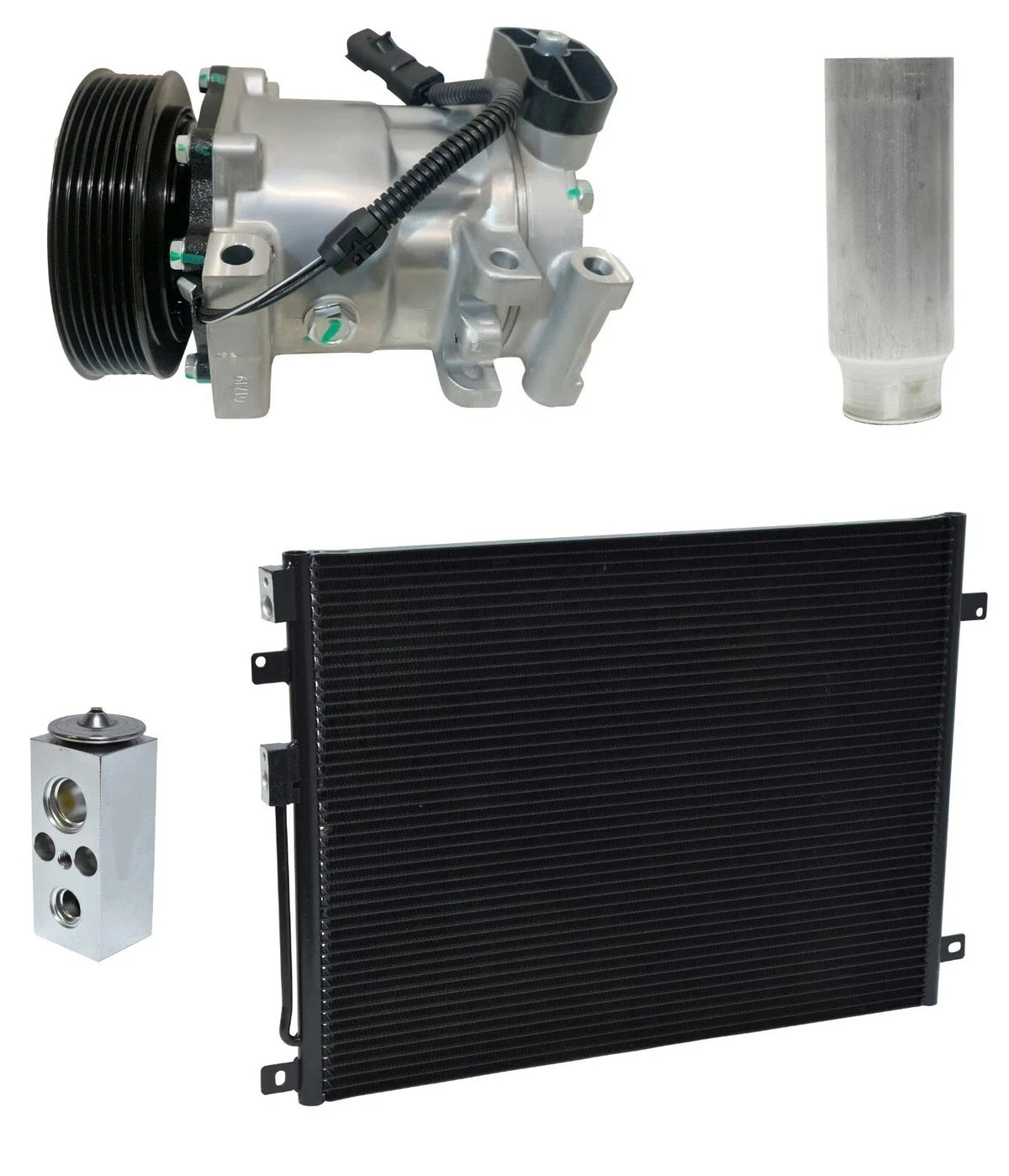 AC Compressor Kit With Condenser for Dodge Durango (2000–2003)