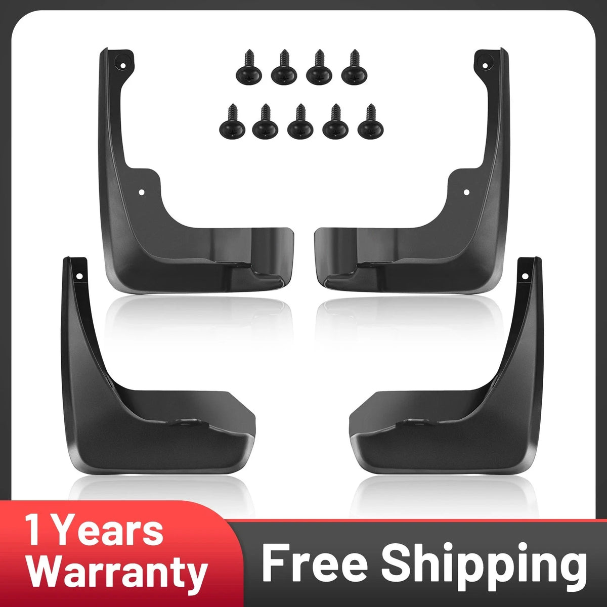 Splash Guards Mud Flaps for Toyota Camry XV40 (2007–2011) Front Rear 4pcs