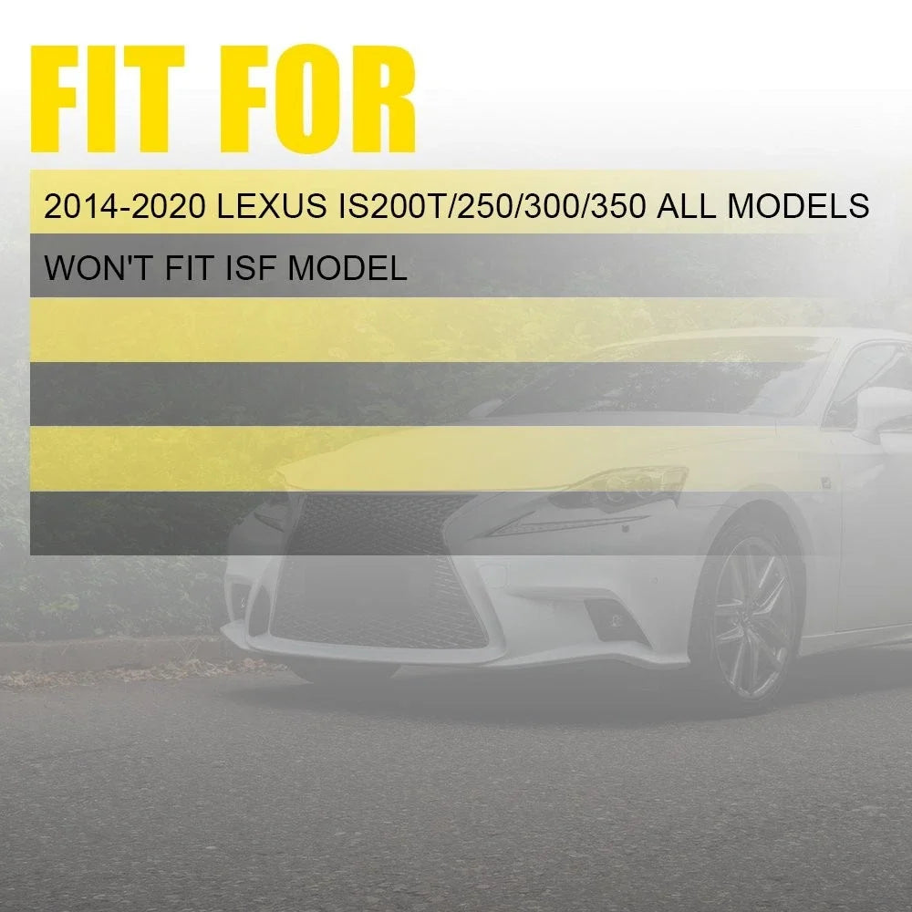 Pair Carbon Fiber Mirror Caps for Lexus IS200 IS250 IS350 (2014–2020)