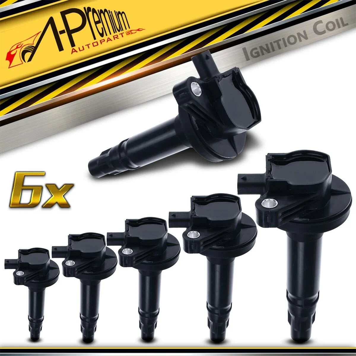 6x Ignition Coil for Ford F-150, Explorer, Edge (2016–2019)