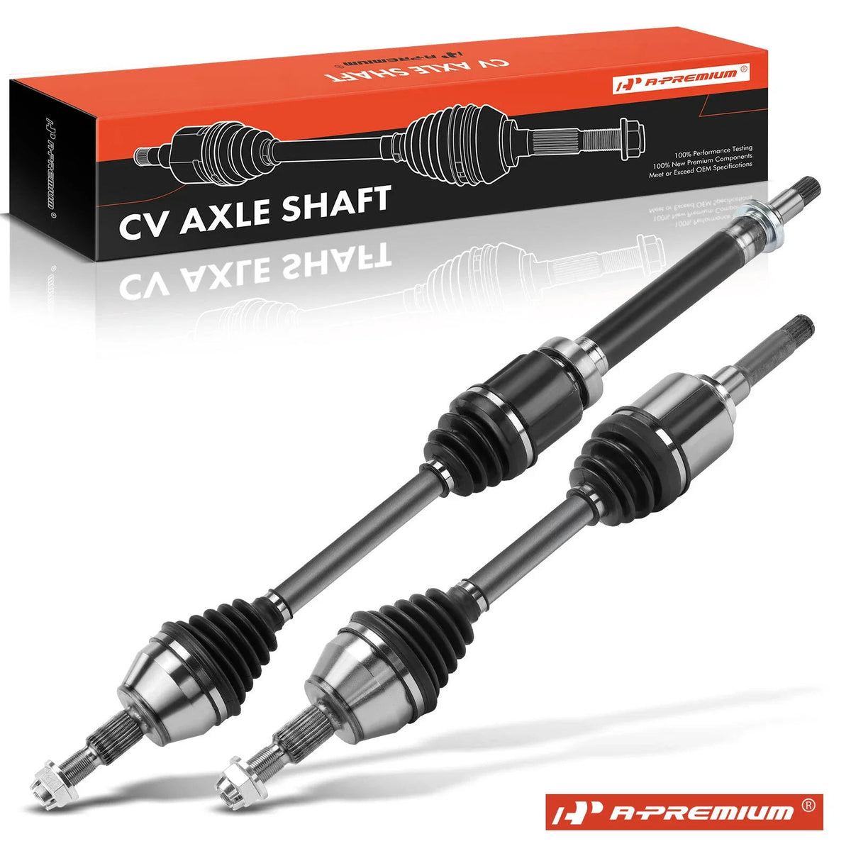 Pair Front CV Axle Assembly for Ford Focus SE (2016–2018)