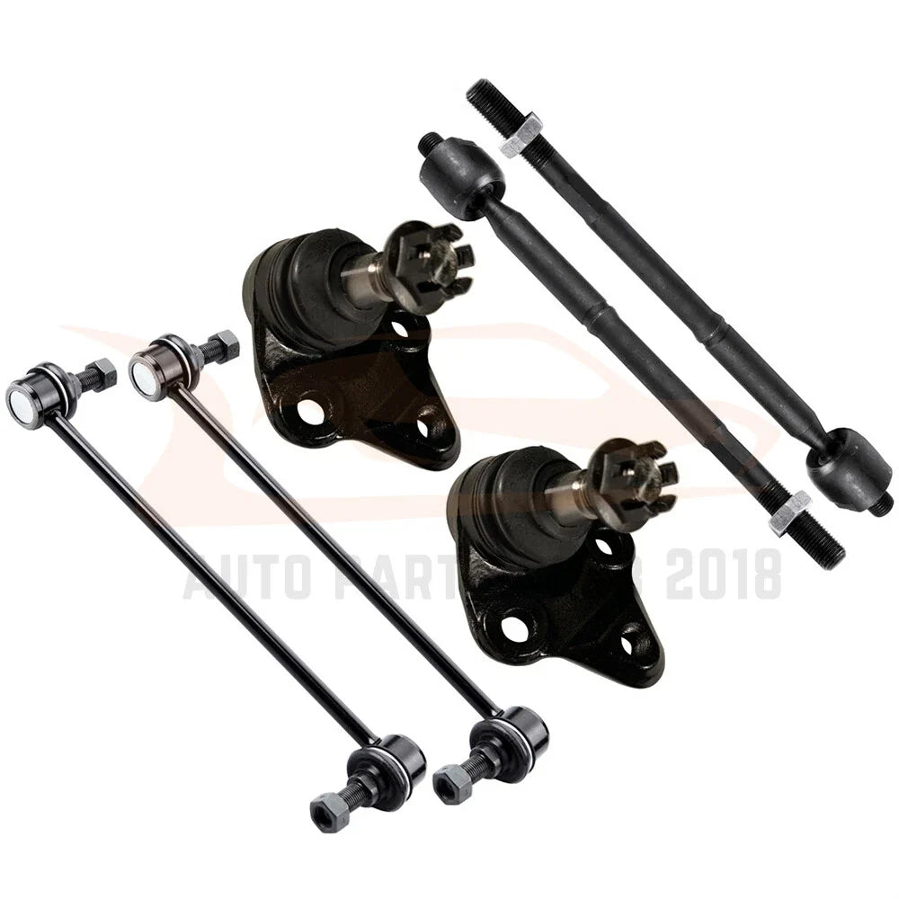 Set of 6 Front Lower Ball Joints for Toyota Prius (2004–2009)