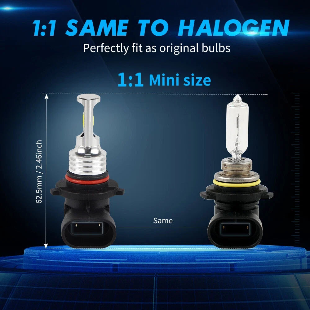 Set of 2 LED Fog Driving Light Bulbs for Infiniti FX35 FX45 (2003–2005) 9006 HB4