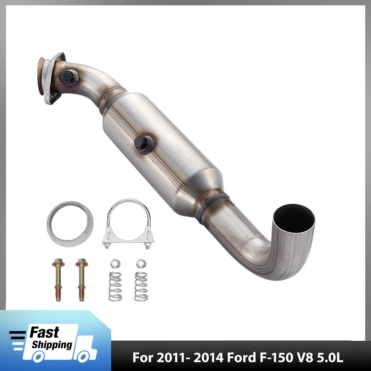 Left Side Catalytic Converter for Ford F-150 (2011–2014) V8 5.0L