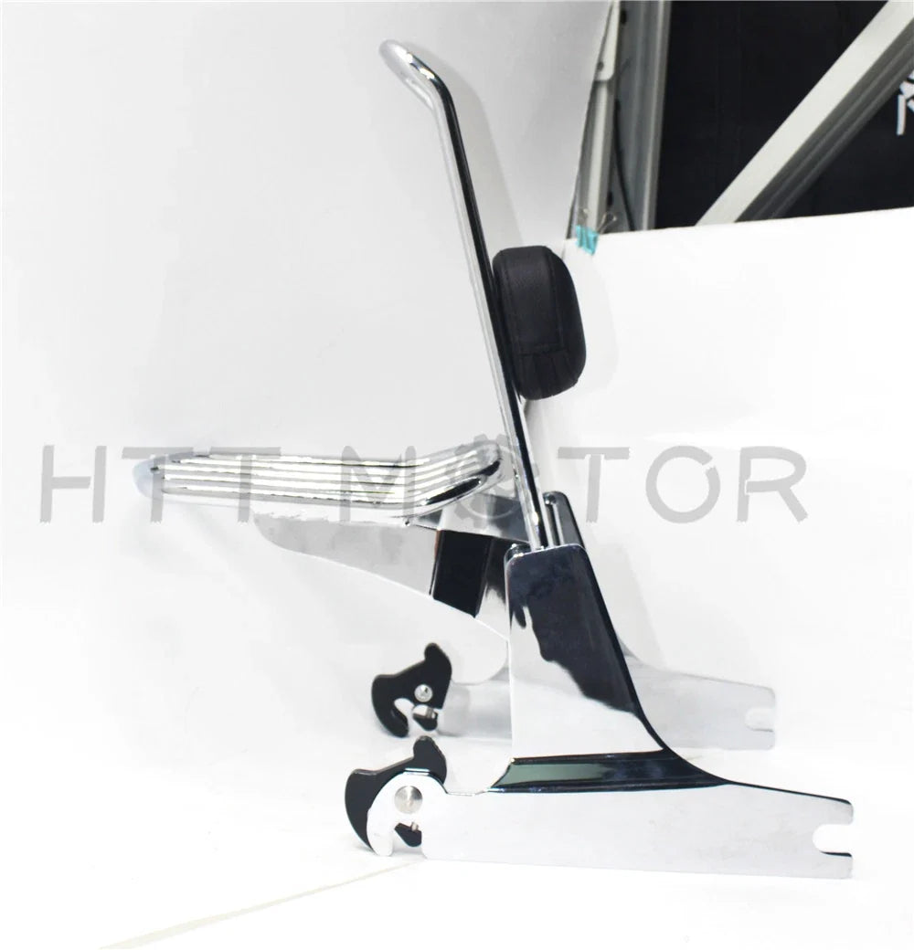 Detachable sissybar backrest luggage rack for Harley Dyna (2007–2016)