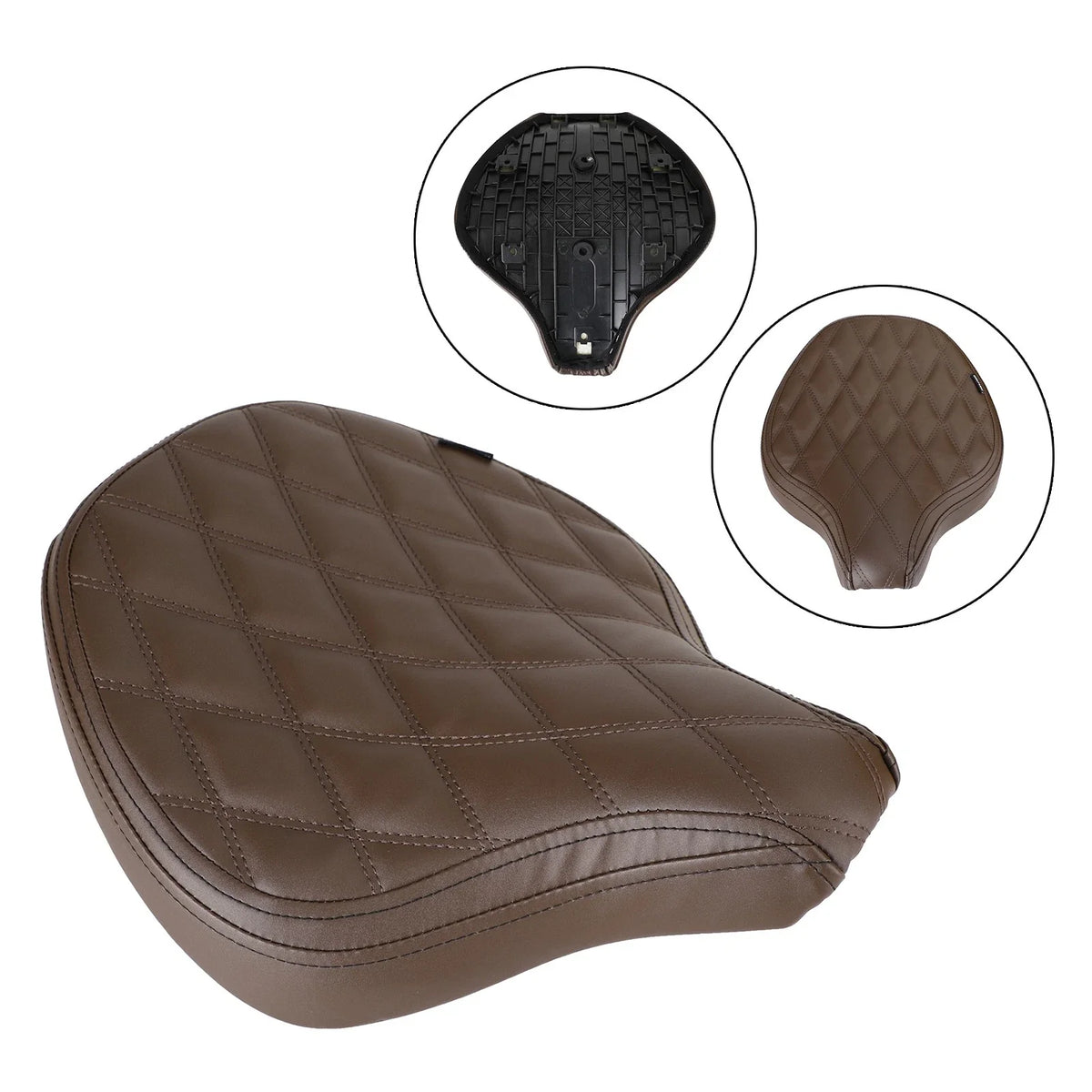 Front Seat Cushion for Triumph Bobber (2017-2022) - Driver Side, Diamond Brown