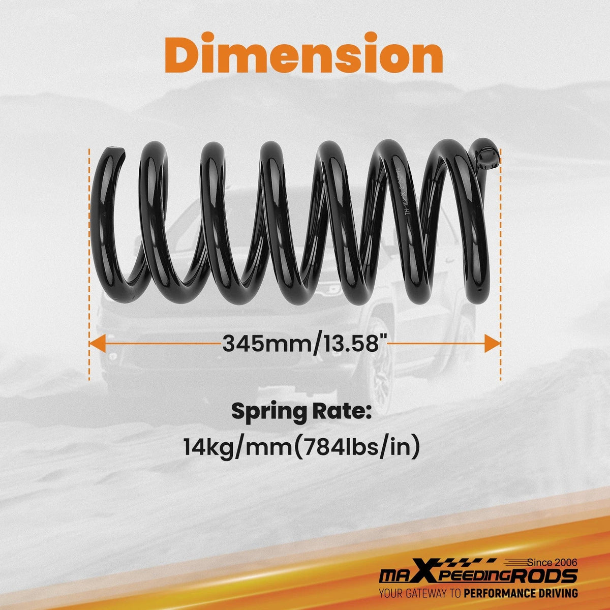 2" Coil Spring Drop Kit for Dodge RAM 1500 Classic 2WD V8 (2009–2022)