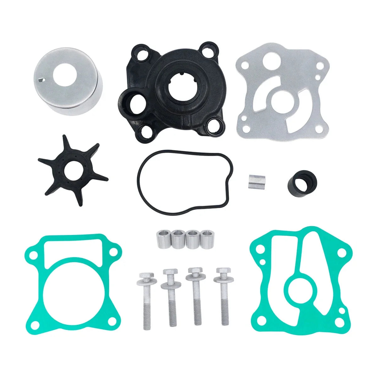 Water Pump Impeller Repair Kit for Honda BF35 BF40 BF45 BF50 (06193-ZV5-020)