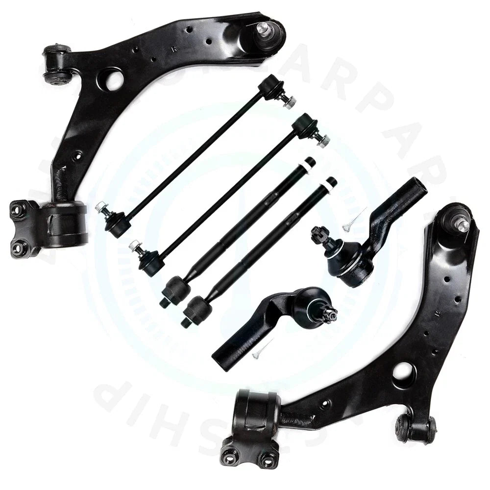 Set of 8 Front Lower Control Arms with Ball Joints for Mazda3 Mazda5 (2004–2013)