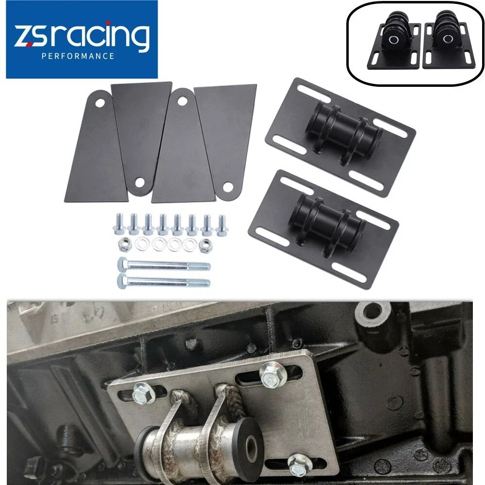 Adjustable Weldable Mounts for LS Swap Conversion