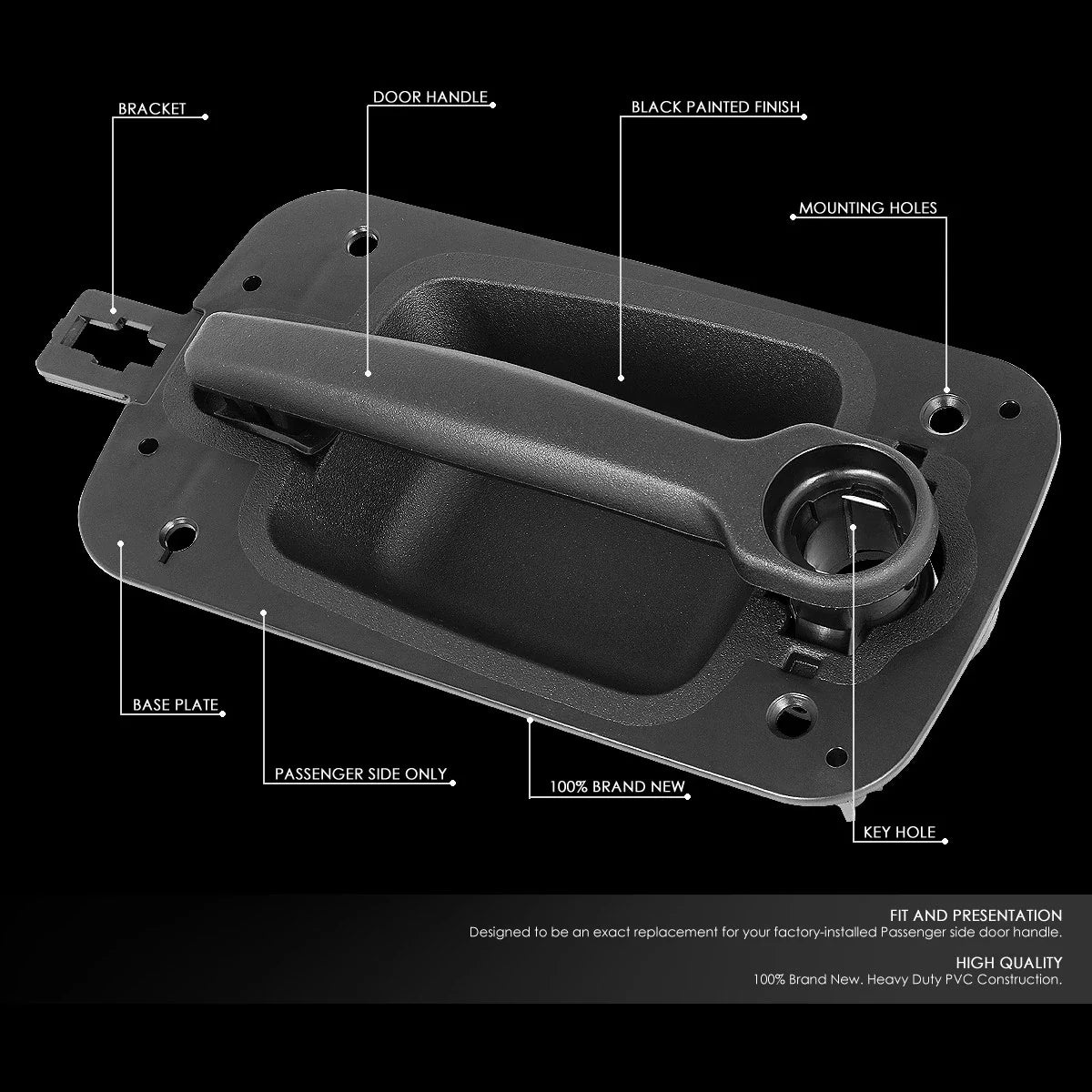 Exterior Outer Right Door Handle for International 4400LP/4100/CXT (2003–2011)