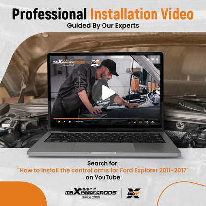4X Front Control Arm Kit with Sway Bar Link & Ball Joint for Explorer 2011-2017