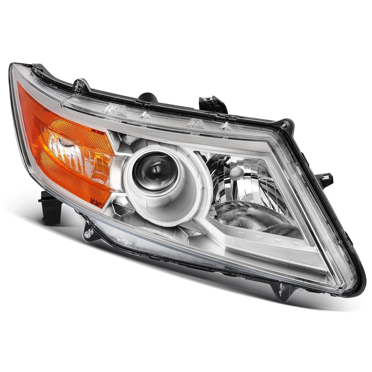 Halogen Headlight Assembly Pair Chrome for Honda Odyssey (2011-2017)
