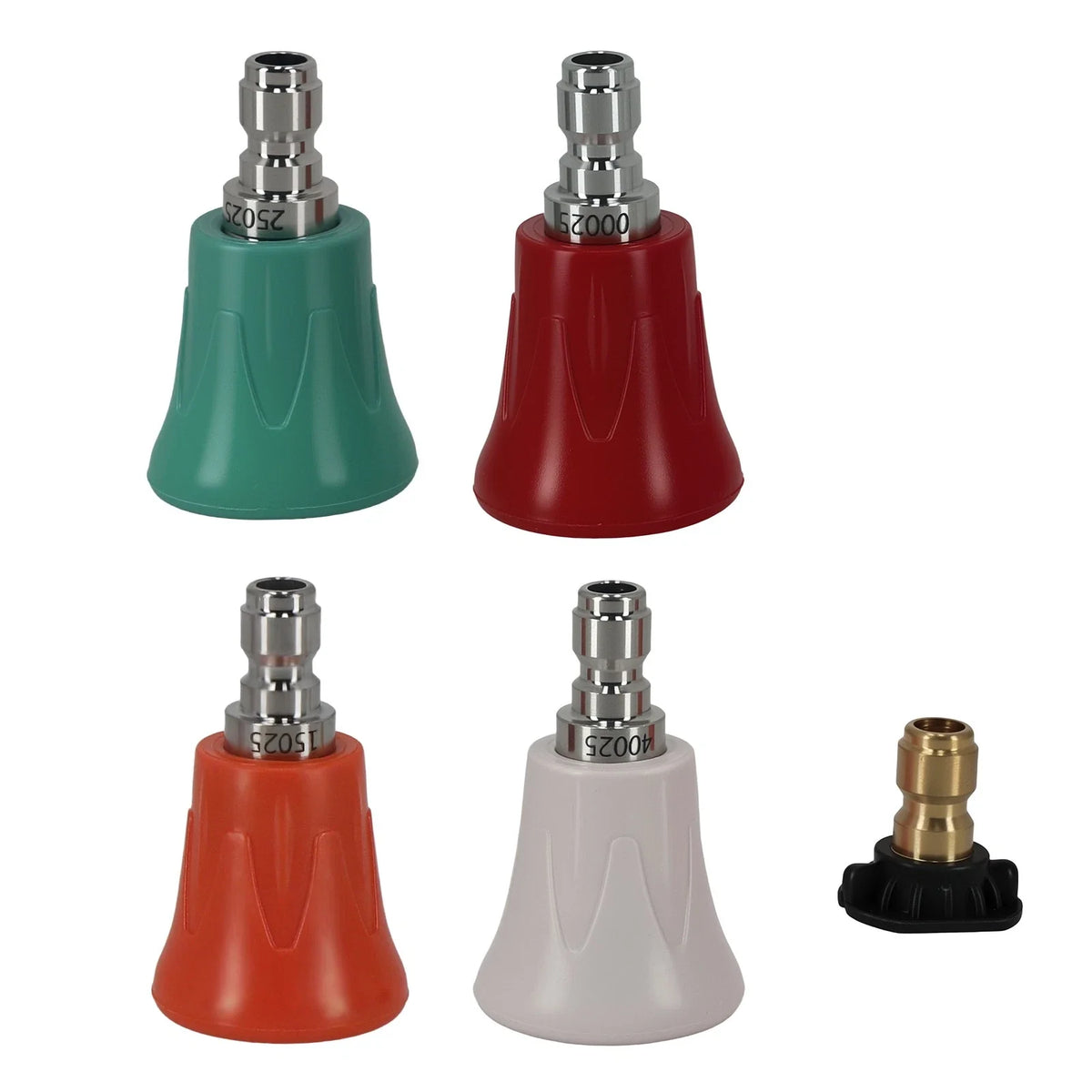 Pressure Washer Nozzle Tips Set - 5 Pieces, Quick Connect 1/4