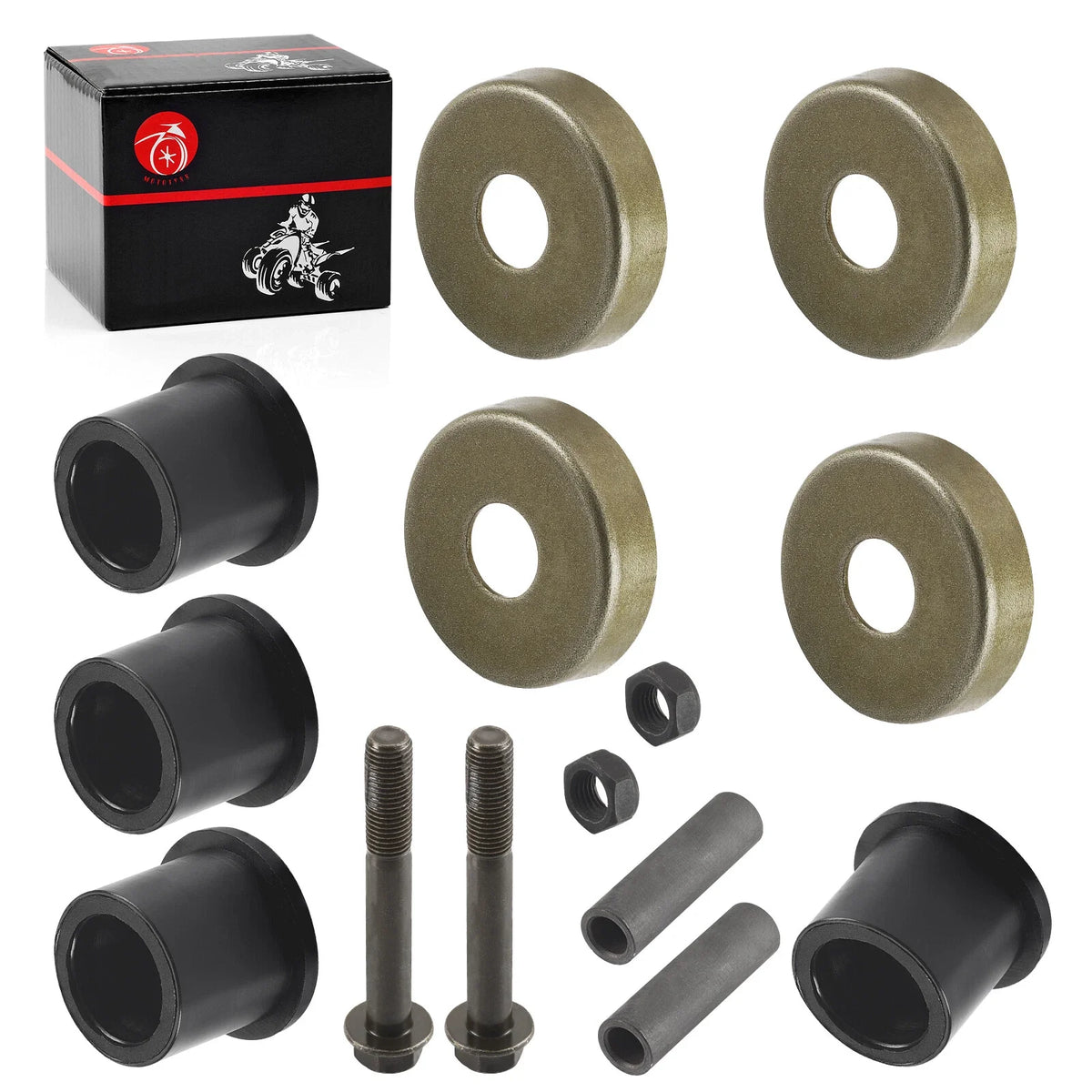 Front Bushing Bolt Kit for Polaris RZR 170 2009-2021 A-Arm