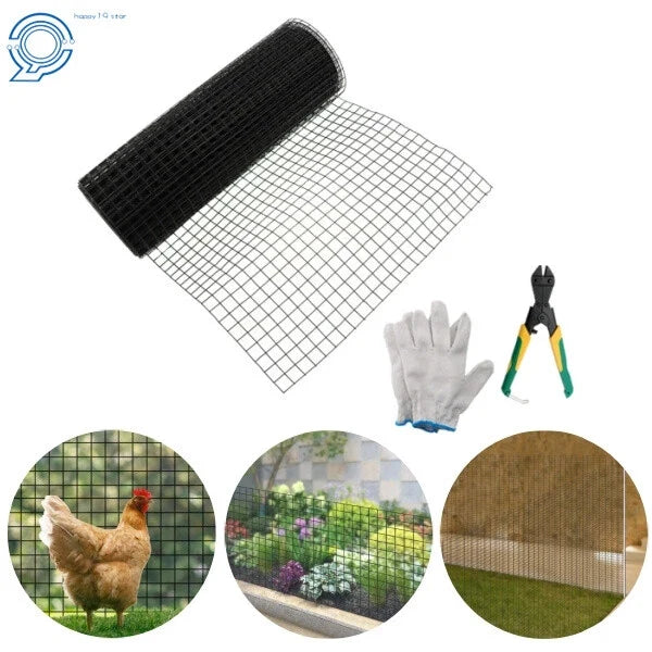 1" x 1" Welded Wire Fence for Chicken Rabbit Mesh (Vinyl Coated)