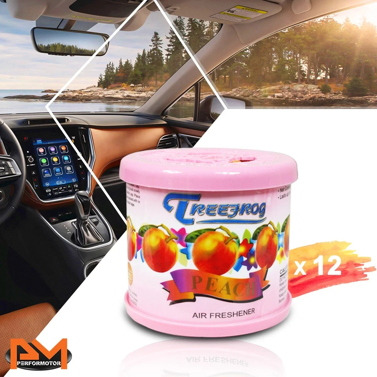 Car/Office Air Freshener - Peach Aroma (80g)