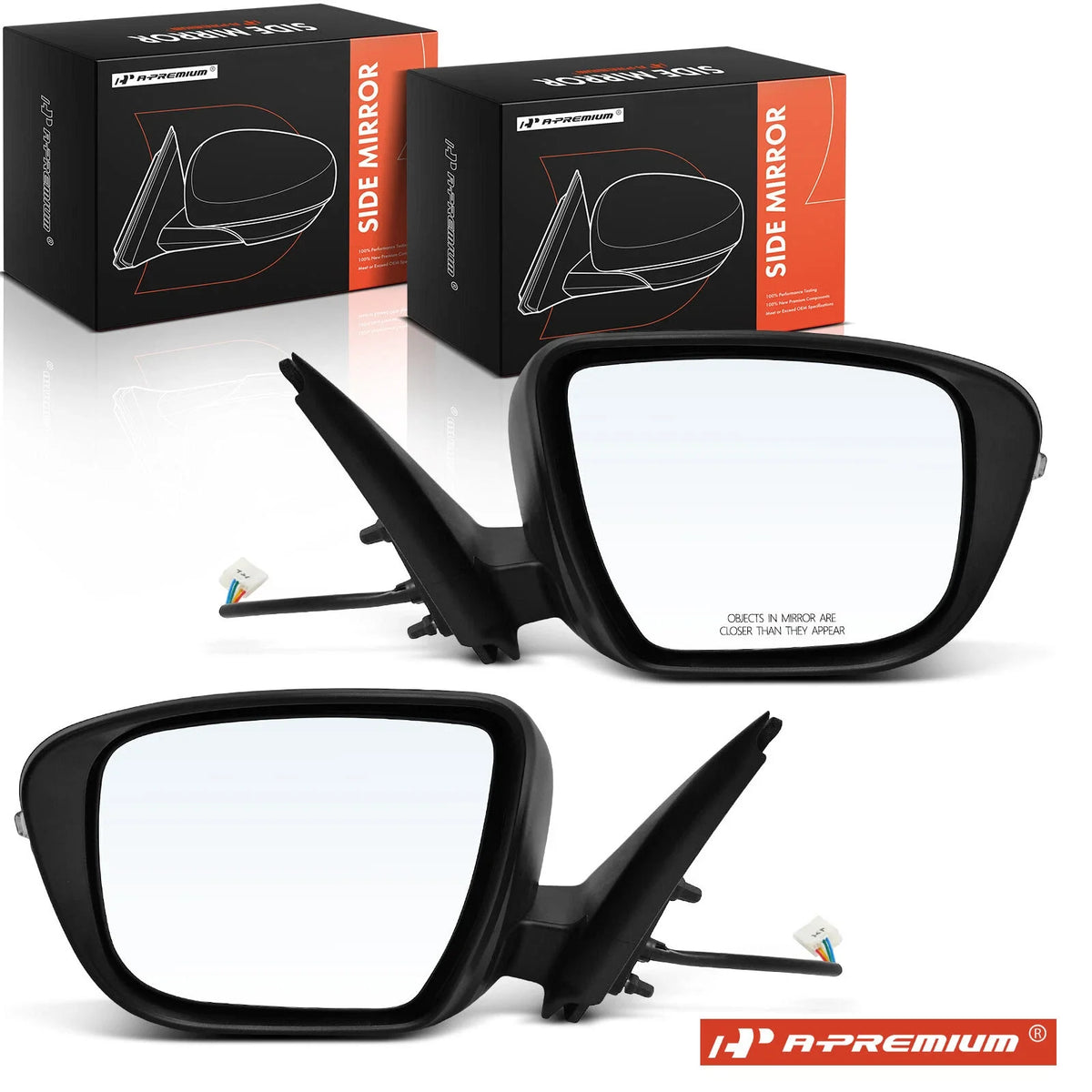 Pair Power Adjust Mirrors for Nissan Juke (2015–2017)