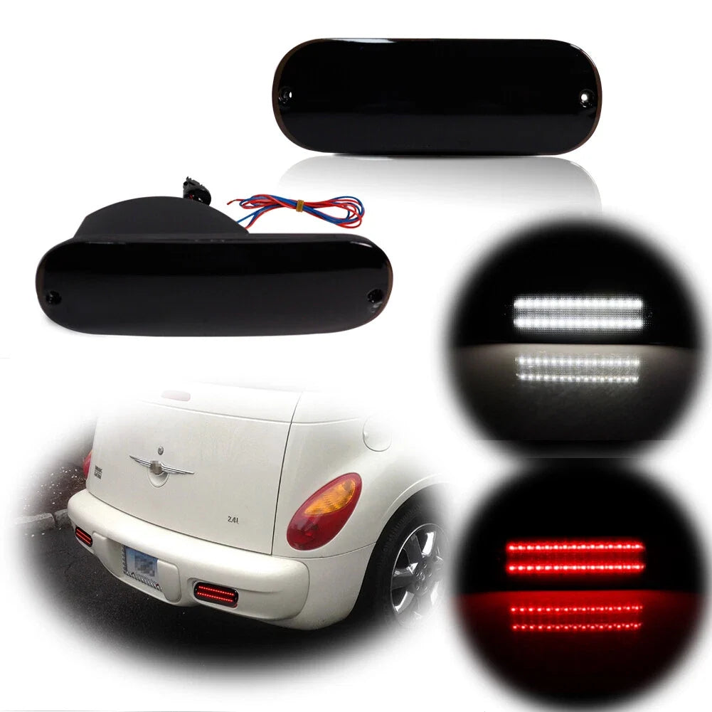 LED Rear Bumper Tail Brake Lights for Chrysler PT Cruiser (2001–2005)