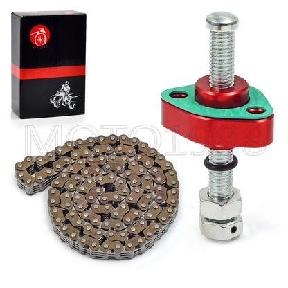Cam Timing Chain & Tensioner for Honda FourTrax TRX250X TRX300 Sportrax TRX300EX