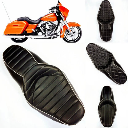 2 Pack of Stitch Seats for Harley Street Glide, Road King (2007–2015)