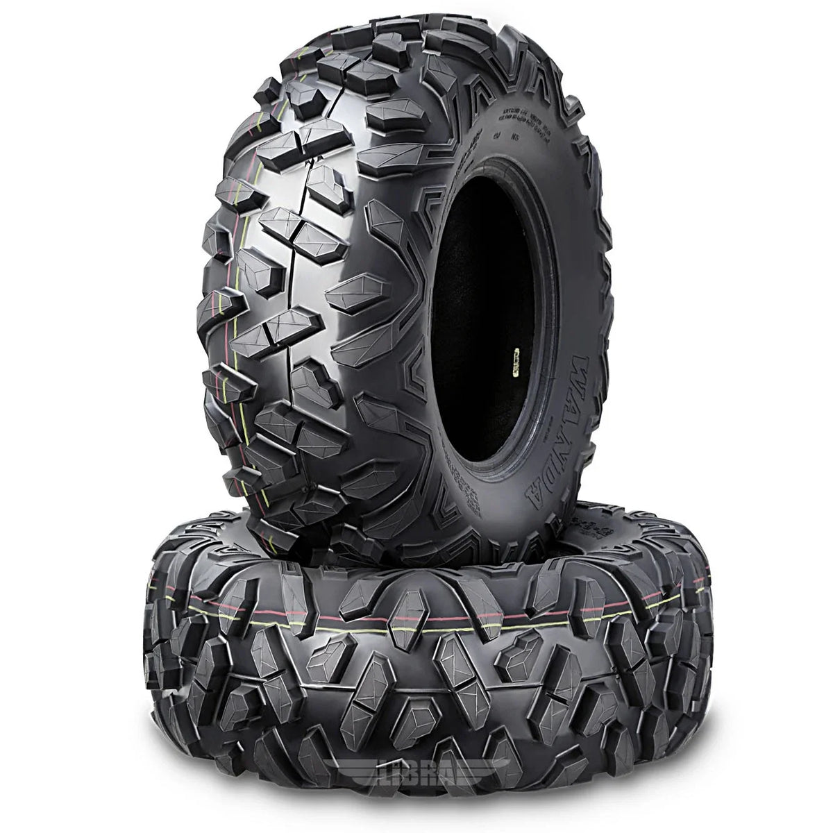 2X 26x9-12 ATV Front Tire Set for Hisun HS 500/700/750 Sector (2016–2017)