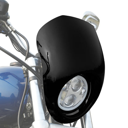 Headlight Fairing Visor for Harley Sportster Dyna FX/XL (Custom Fit)