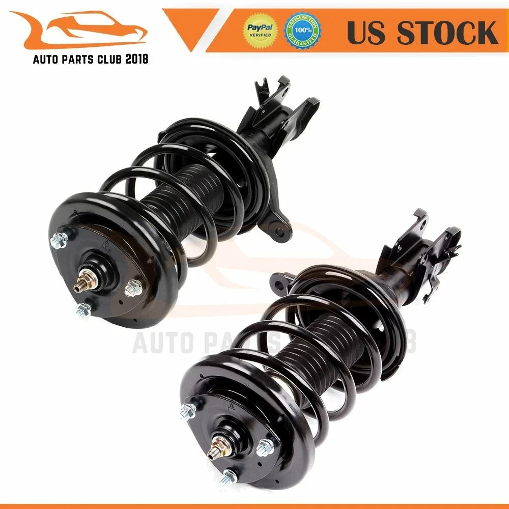 2Pcs Complete Struts Shocks Spring & Mount for Honda Civic (2003–2005)