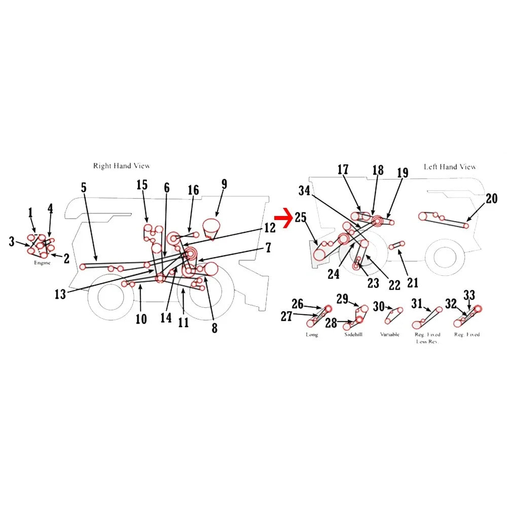 Feeder House Drive Belt A-H111519-AI for