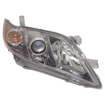 Projector Headlights Pair for Toyota Camry (2007–2009) Crystal Black JDM Amber