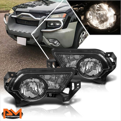 Fog Lights with Clear Lens for 2002-2006 Chevy Avalanche 1500 2500