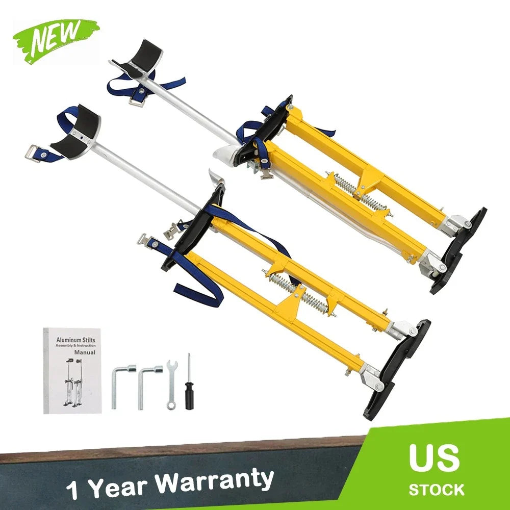 Adjustable Height Stilts for Painter Taping (24"-40")