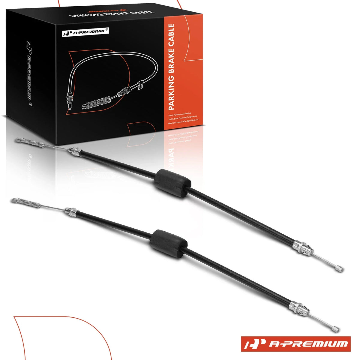 2Pcs Parking Brake Cable Rear for Buick LeSabre, Park Avenue