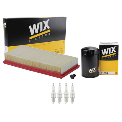 Engine Air Oil Filters with NGK Spark Plugs for Audi 4000 (1980-1987)
