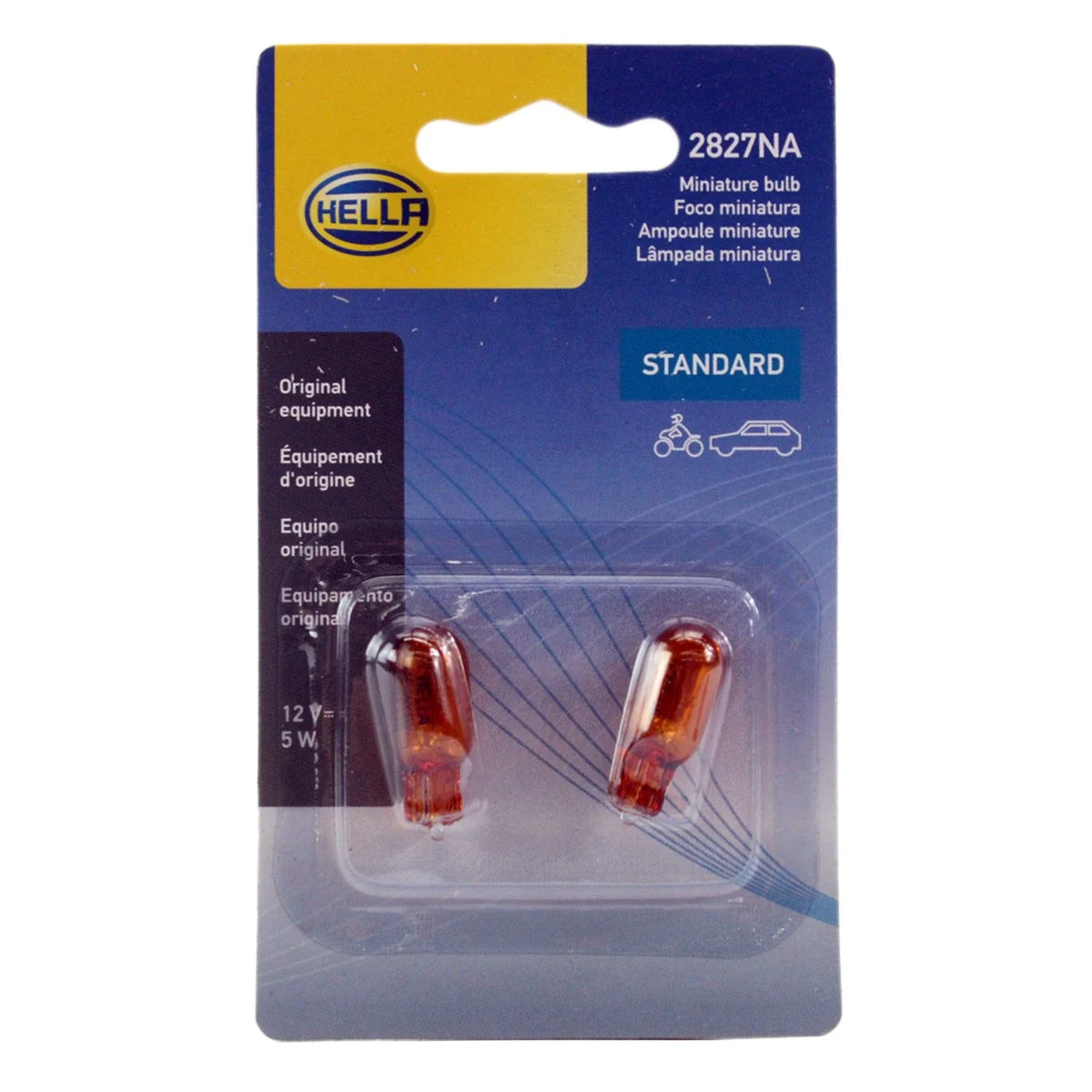 Hella 2827NATB Light Bulb for Toyota Hilux N70 Multi-Purpose Use
