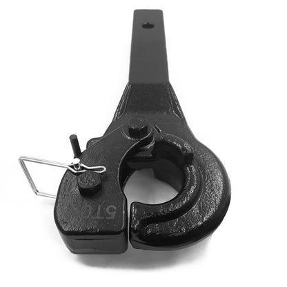 Pintle Hitch Receiver for Heavy Duty Trailers - 5 Tons Capacity