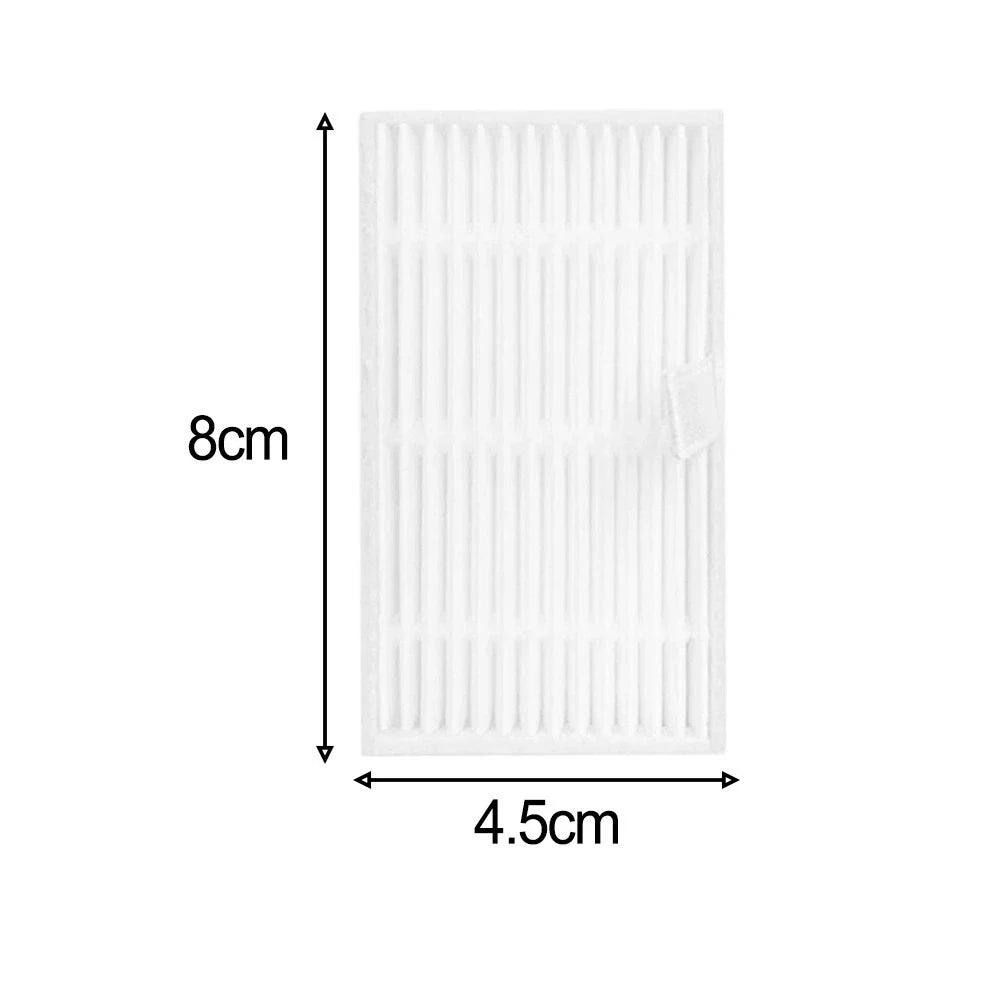 HEPA Filter Set & Side Brushes for Cleanova W7 W11 W15