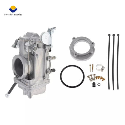 Smoothbore Carburetor HSR45 45mm & Choke Cable for Harley Twin Cam EVO