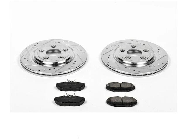 Rear Brake Pad and Rotor Kit for Jaguar S Type (2003–2005) WJ794MM
