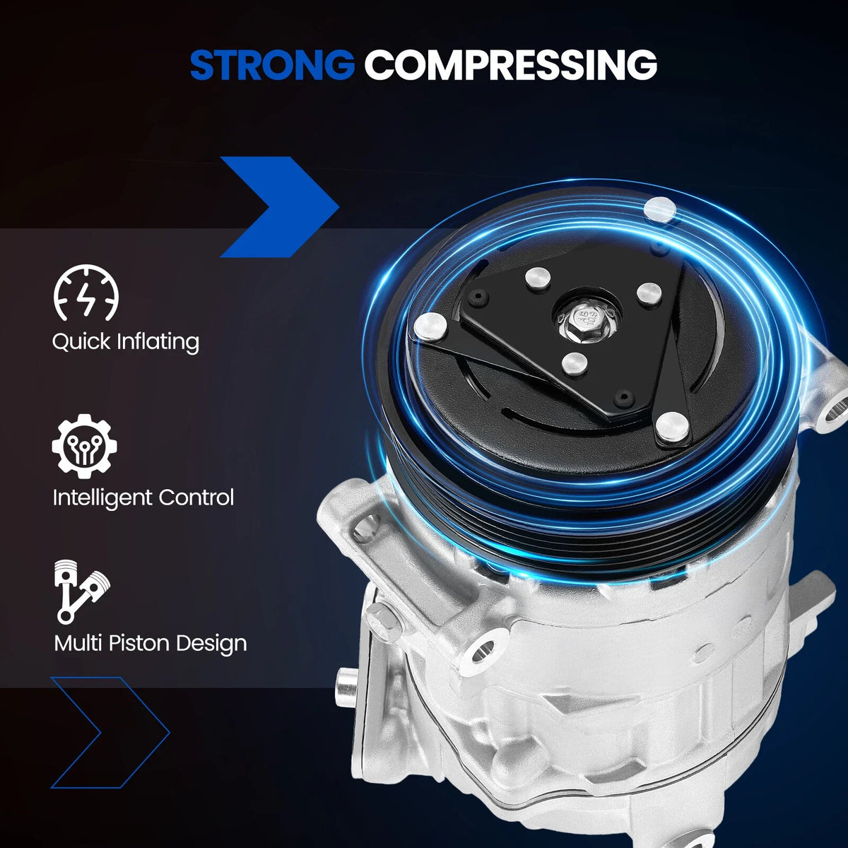 2014-2022 A/C Compressor for Ram ProMaster 1500 2500 3500