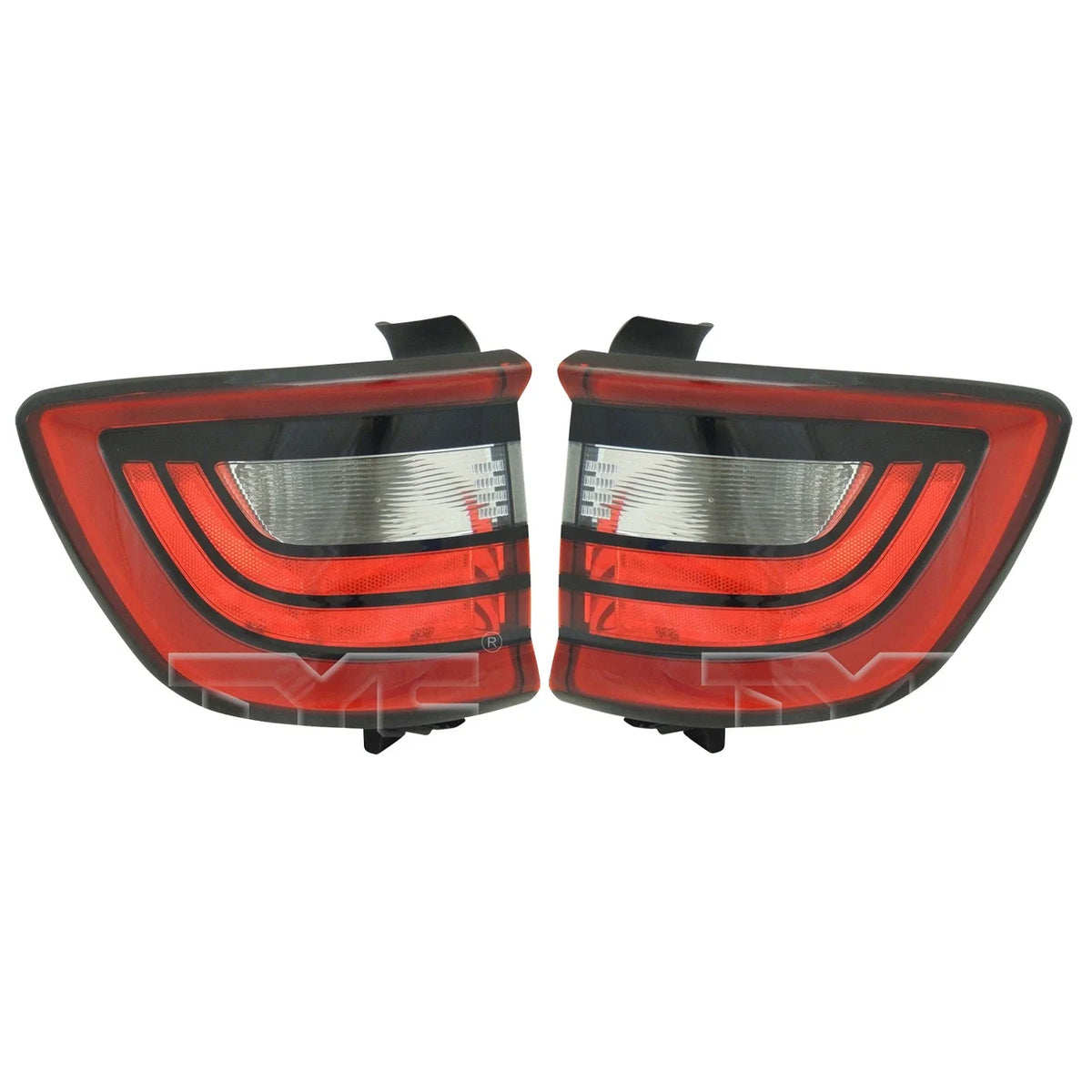 Set of 2 TYC Outer Tail Light Lamp Assemblies for Dodge Durango (2014–2020)