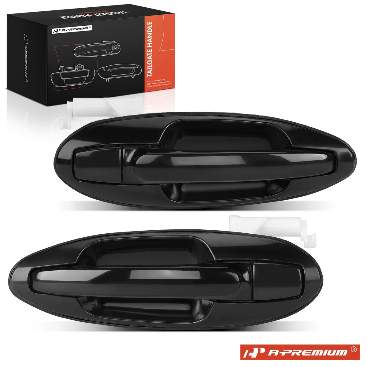 2X Rear Exterior Door Handle for Hyundai Sonata (2002–2005) Kia Optima (2001–2006)