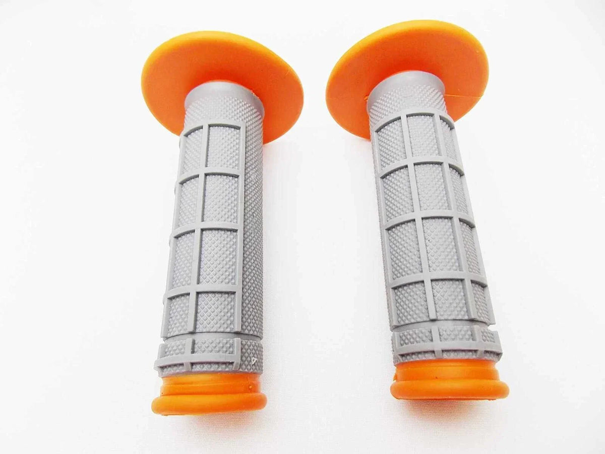 Motorcycle Hand Grip Set in Orange and Grey for CRF125 Honda