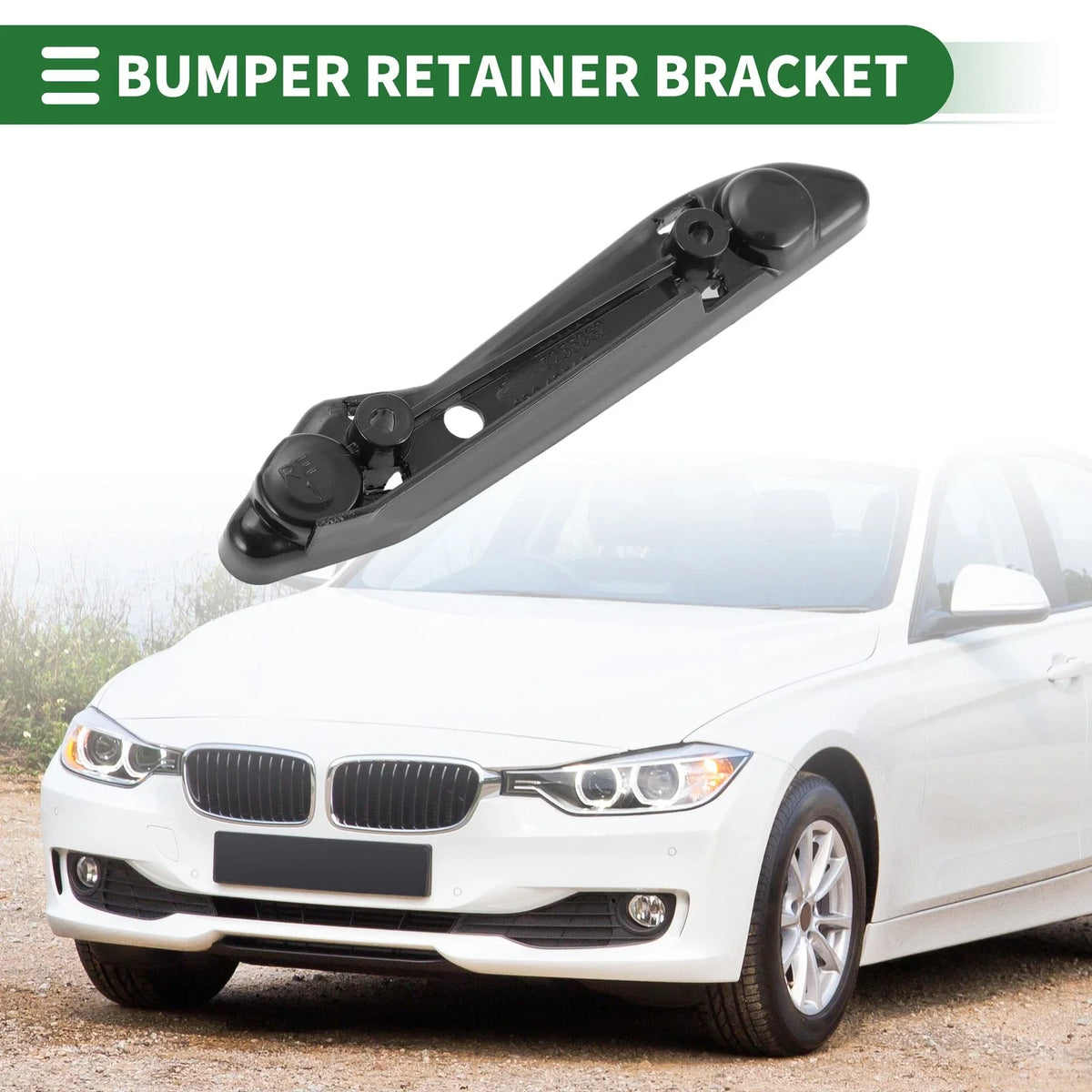 1pc Right Front Bumper Retainer Bracket No.51117255362 for BMW 340i (2016–2018)