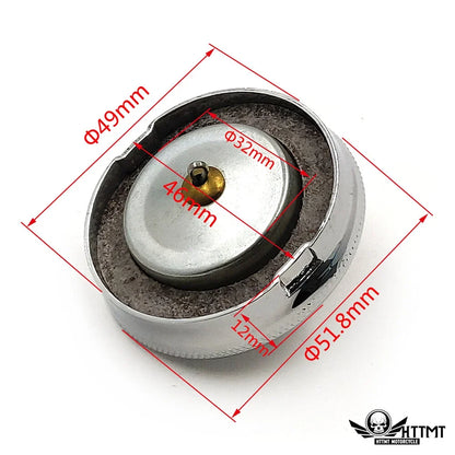 Fuel Cap 2" Chrome for Triumph BSA