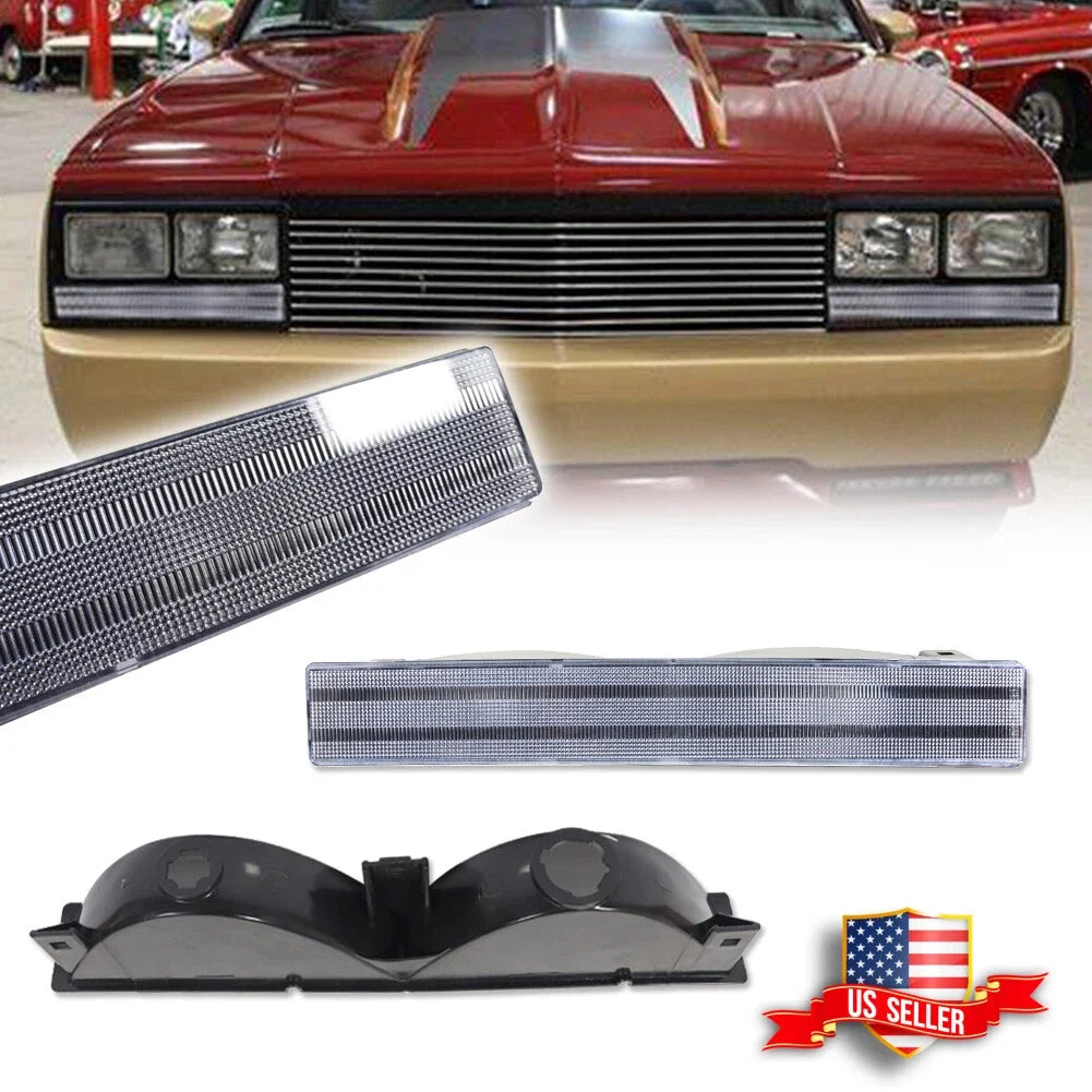 Clear Front Bumper Parking Signal Light for El Camino Malibu (1982–1987)