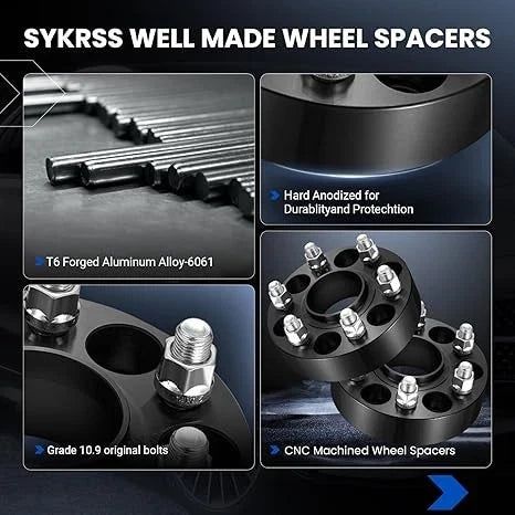4-Piece Set of 1.5" Hub Centric Wheel Spacers 6x120 for Saab 9-4X 2011